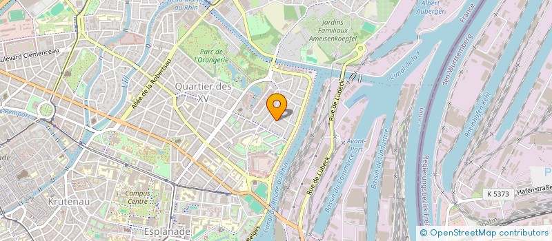 localisation de l'entreprise MADAME MADELEINE GREIB à STRASBOURG