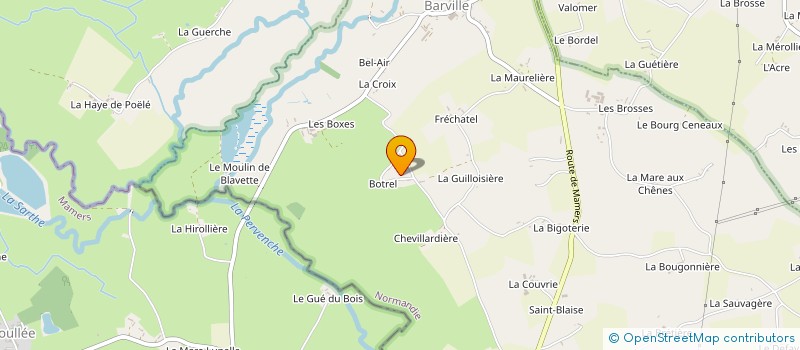 localisation de l'entreprise MADAME MADELEINE GRIGNE à BARVILLE