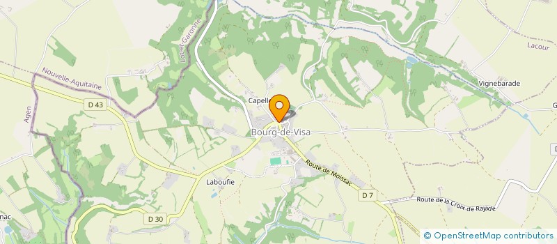 localisation de l'entreprise MADAME MADELEINE GRODECOEUR  BOURG-DE-VISA