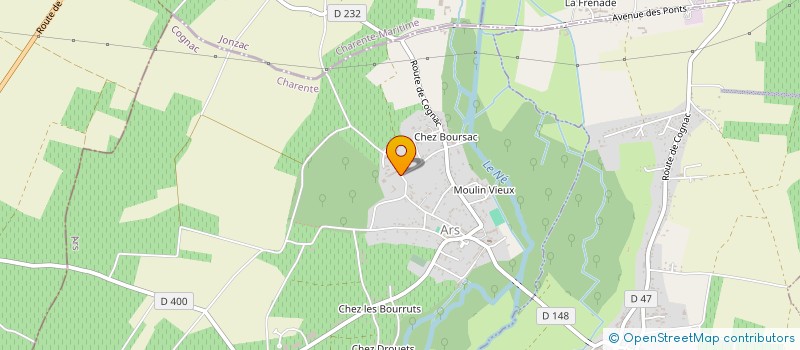 localisation de l'entreprise MADAME MADELEINE GUELIN à ARS