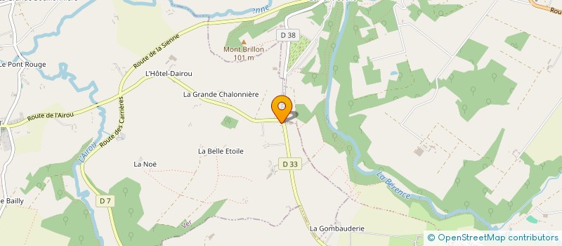 localisation de l'entreprise MADAME MADELEINE GUERIN  GAVRAY-SUR-SIENNE