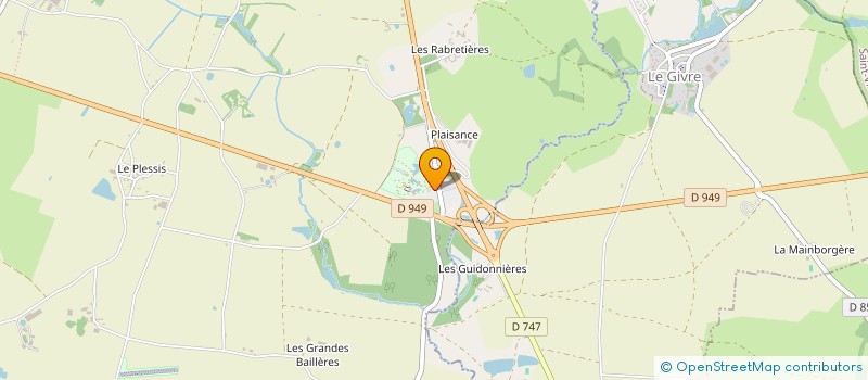 localisation de l'entreprise MADAME MADELEINE GUILBAUD  BERNARD (LE)