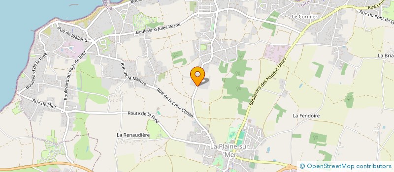 localisation de l'entreprise MADAME MADELEINE GUILMIN à LA PLAINE-SUR-MER