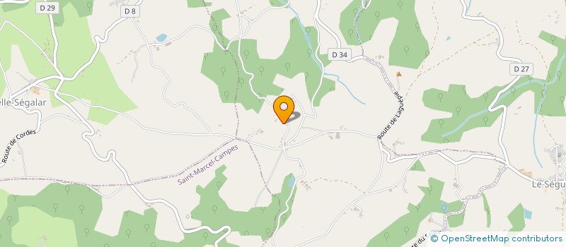 localisation de l'entreprise MADAME MADELEINE HALL  LAPARROUQUIAL