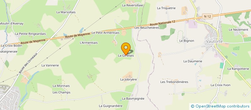 localisation de l'entreprise MADAME MADELEINE HALLIER à MONTENAY