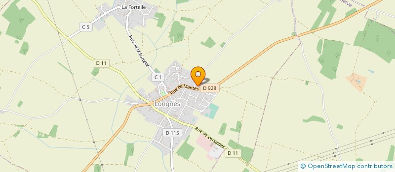 localisation de l'entreprise MADAME MADELEINE HARMAND  LONGNES