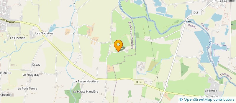 localisation de l'entreprise MADAME MADELEINE HIGNET  BREAL-SOUS-MONTFORT