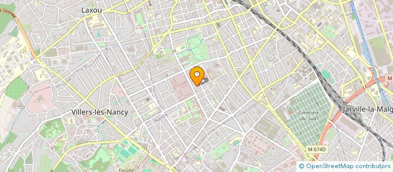 localisation de l'entreprise MADAME MADELEINE HUNERBLAES  NANCY