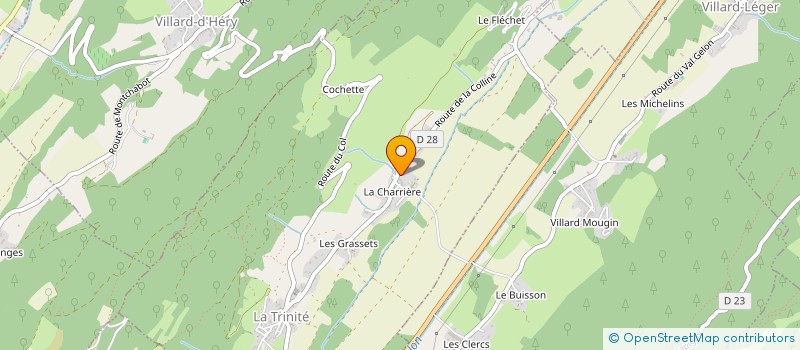 localisation de l'entreprise MADAME MADELEINE ISARD à VALGELON-LA ROCHETTE