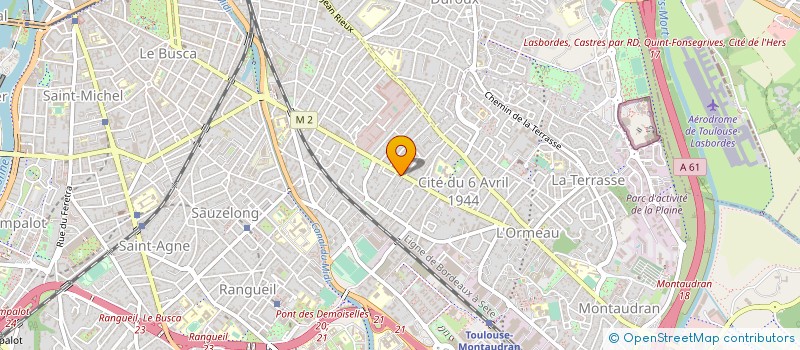 localisation de l'entreprise MADAME MADELEINE JIMENEZ à TOULOUSE
