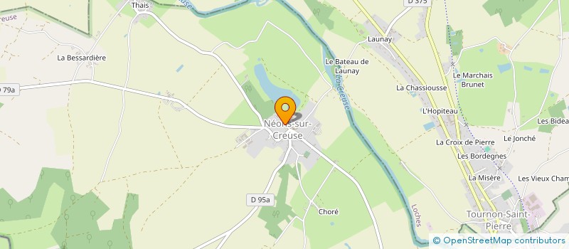 localisation de l'entreprise MADAME MADELEINE JOURDAN à NEONS-SUR-CREUSE
