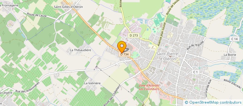 localisation de l'entreprise MADAME MADELEINE JOUSSEMET à SAINT-PIERRE-D'OLERON