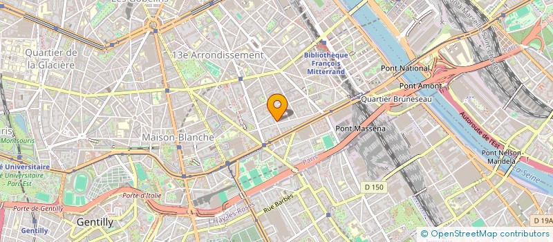 localisation de l'entreprise MADAME MADELEINE JUBAU  PARIS