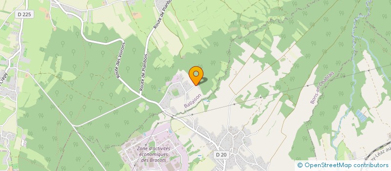 localisation de l'entreprise MADAME MADELEINE JUILLET  BALLAISON