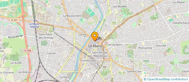 localisation de l'entreprise MADAME MADELEINE JULIEN  LE MANS