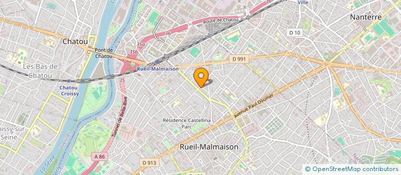 localisation de l'entreprise MADAME MADELEINE JULLIEN  RUEIL-MALMAISON