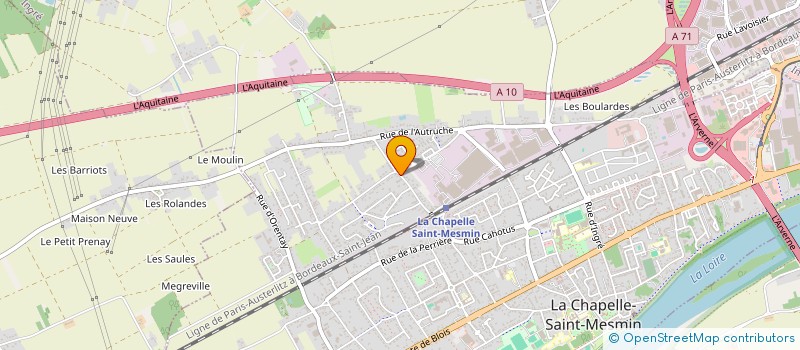 localisation de l'entreprise MADAME MADELEINE KEITA  LA CHAPELLE-SAINT-MESMIN
