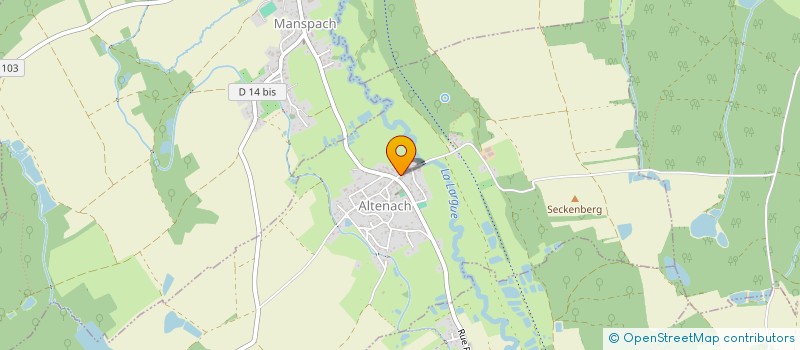 localisation de l'entreprise MADAME MADELEINE KEMPF  ALTENACH