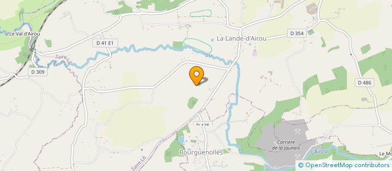 localisation de l'entreprise MADAME MADELEINE KERVERN  LA LANDE-D'AIROU