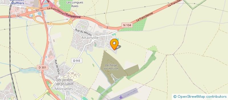 localisation de l'entreprise MADAME MADELEINE KUPERWAJS  ATTAINVILLE