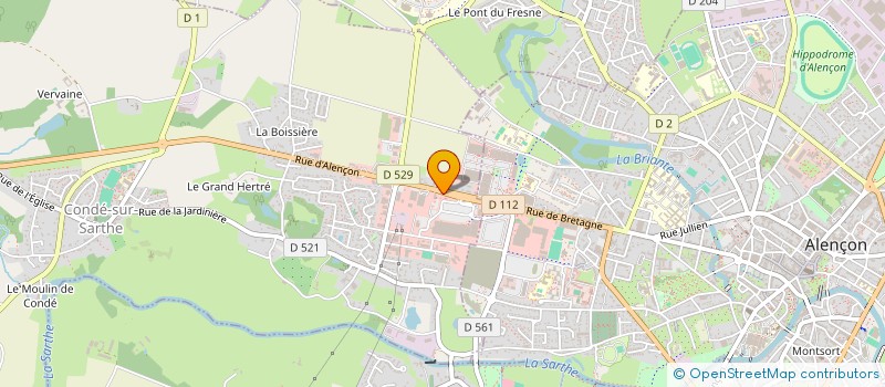 localisation de l'entreprise MADAME MADELEINE LACROIX à CONDE-SUR-SARTHE
