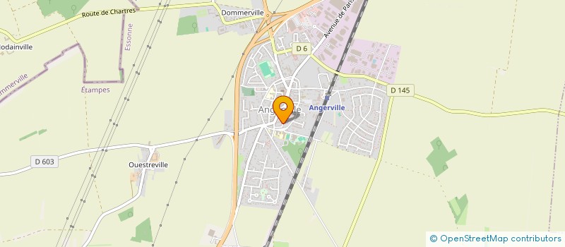 localisation de l'entreprise MADAME MADELEINE LAGHI  ANGERVILLE