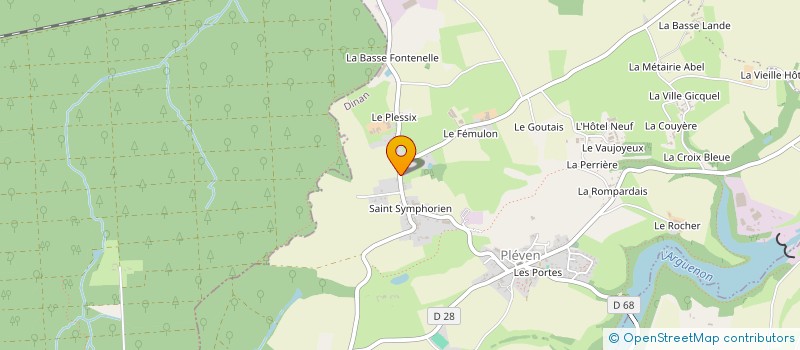 localisation de l'entreprise MADAME MADELEINE LAINE  PLEVEN