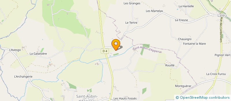 localisation de l'entreprise MADAME MADELEINE LAISNEY à SAINT-AUBIN-D APPENAI