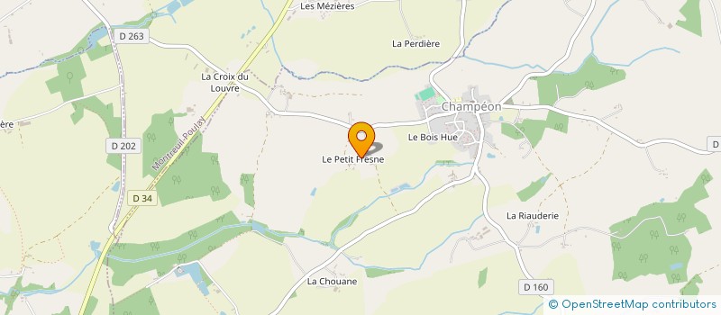 localisation de l'entreprise MADAME MADELEINE LAMARE à LE HORPS