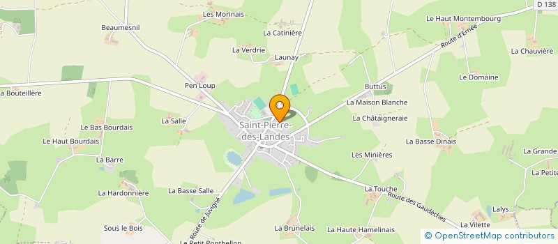localisation de l'entreprise MADAME MADELEINE LANDAIS à SAINT-DENIS-DE-GASTINES