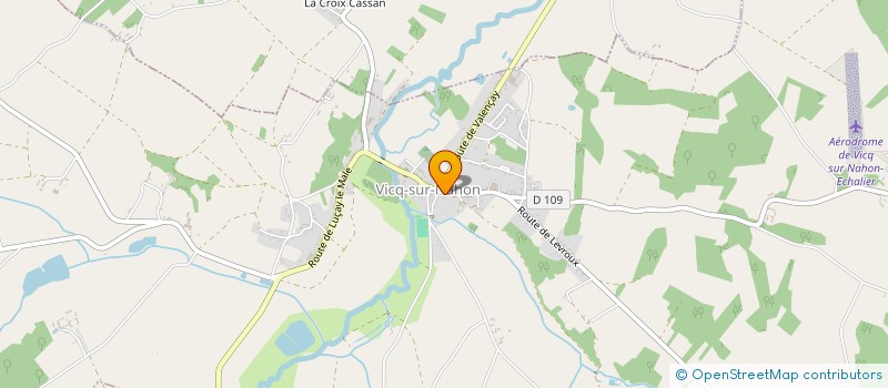 localisation de l'entreprise MADAME MADELEINE LANGLOIS à VICQ-SUR-NAHON