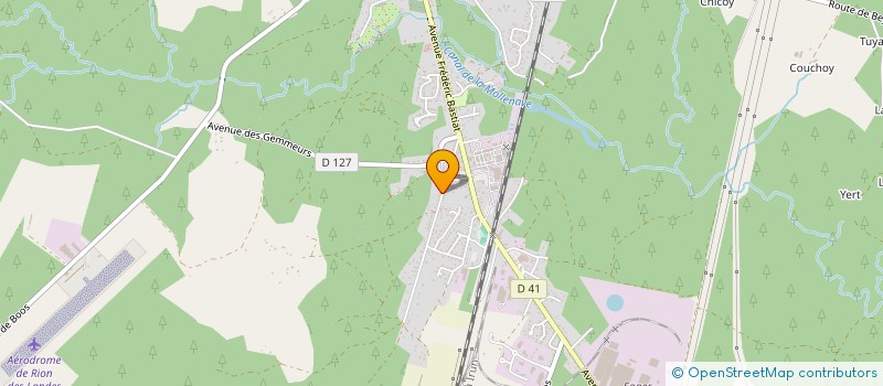 localisation de l'entreprise MADAME MADELEINE LAPARADE  RION-DES-LANDES