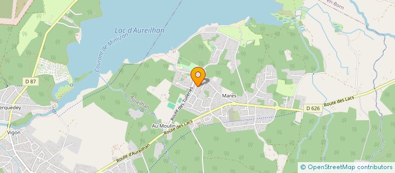 localisation de l'entreprise MADAME MADELEINE LAPORTE  SAINT PAUL EN BORN