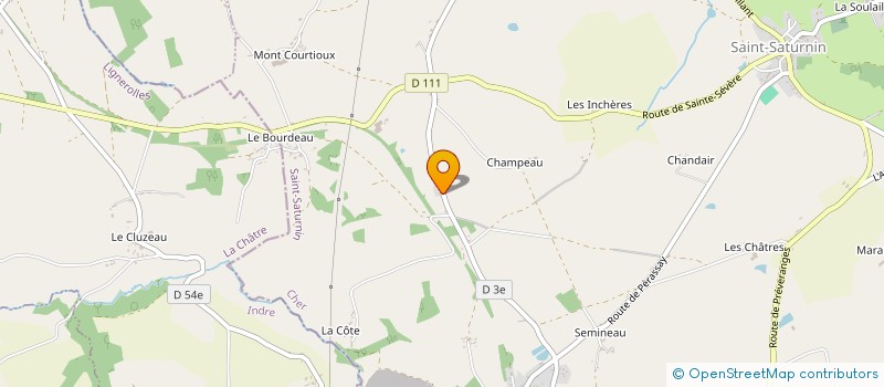 localisation de l'entreprise MADAME MADELEINE LE BRIS à SAINT-SATURNIN