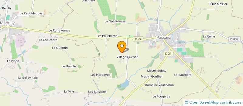 localisation de l'entreprise MADAME MADELEINE LEBOSSE à SAINT MARS D'EGRENNE