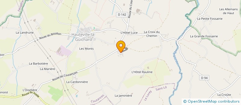 localisation de l'entreprise MADAME MADELEINE LECHEVALLIER  HAUTEVILLE-LA-GUICHARD