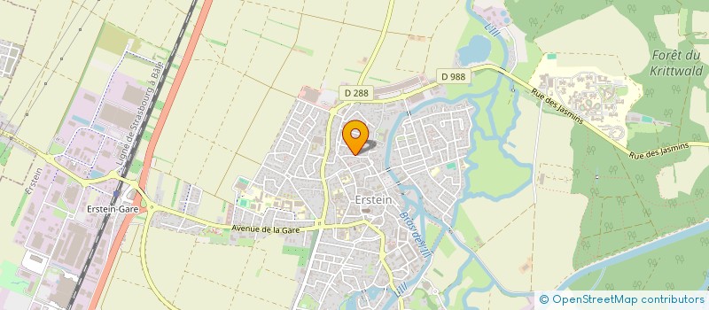 localisation de l'entreprise MADAME MADELEINE LECOQ  STRASBOURG