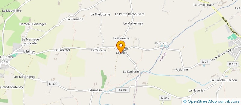 localisation de l'entreprise MADAME MADELEINE LEFRANC  QUETTREVILLE-SUR-SIENNE