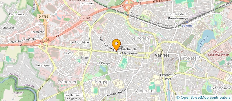localisation de l'entreprise MADAME MADELEINE LEJEUNE à VANNES
