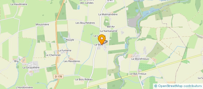 localisation de l'entreprise MADAME MADELEINE LEMAITRE à JOUE-SUR-ERDRE