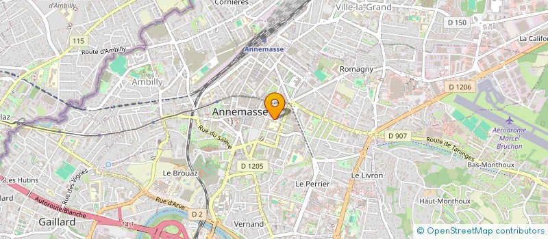 localisation de l'entreprise MADAME MADELEINE LEMEE à ANNEMASSE