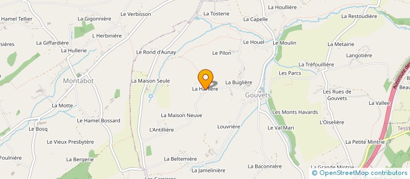 localisation de l'entreprise MADAME MADELEINE LEROUTIER à GOUVETS