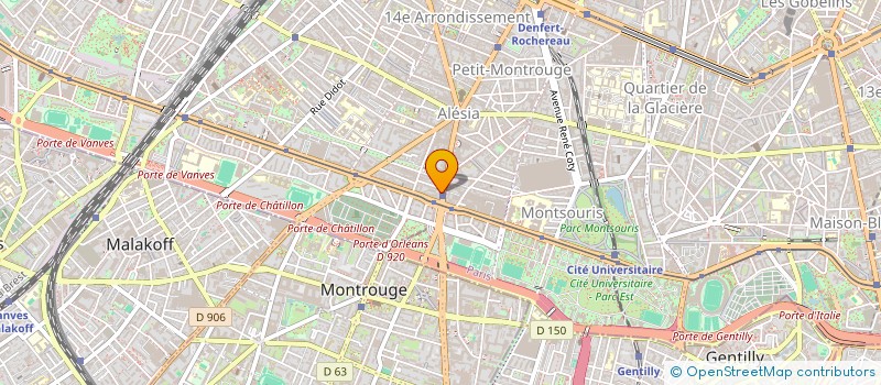 localisation de l'entreprise MADAME MADELEINE LEROUXEL  PARIS