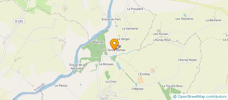 localisation de l'entreprise MADAME MADELEINE LESEGRETAIN  SACE