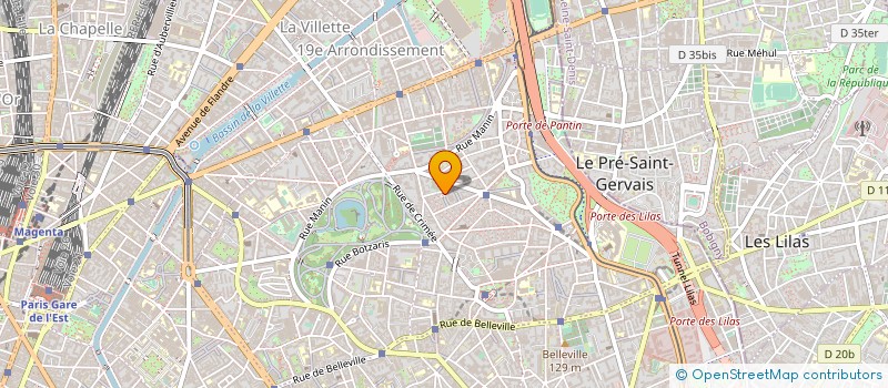 localisation de l'entreprise MADAME MADELEINE LEVEQUE  PARIS