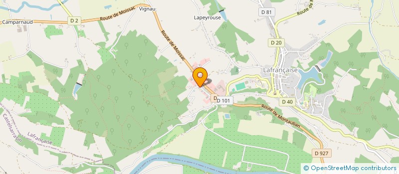 localisation de l'entreprise MADAME MADELEINE LIBERGE à LAFRANCAISE