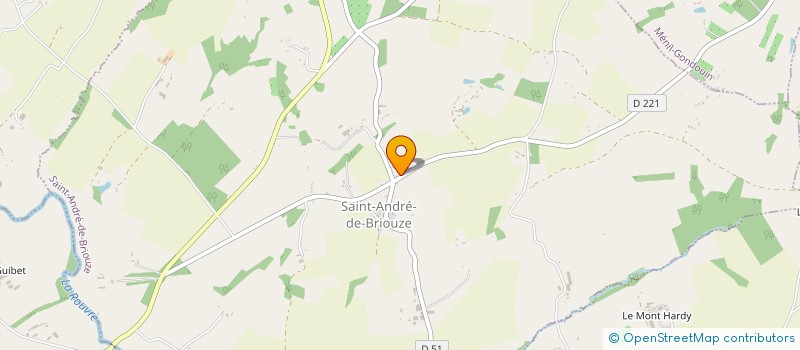 localisation de l'entreprise MADAME MADELEINE LISEMBARD à SAINT-ANDRE-DE-BRIOUZE
