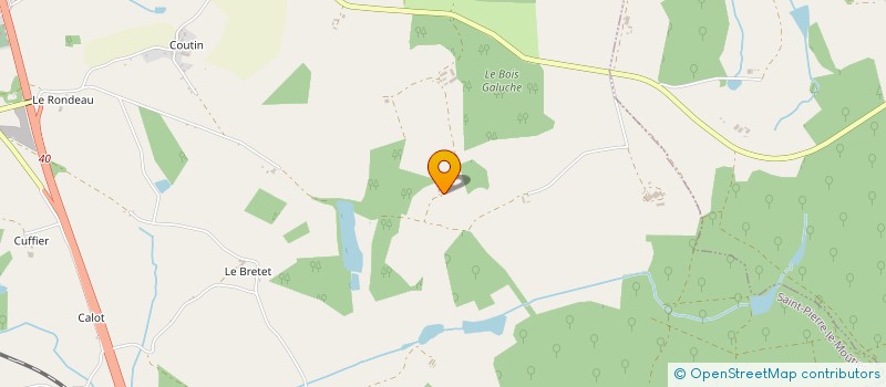 localisation de l'entreprise MADAME MADELEINE LOISY  SAINT-PIERRE-LE-MOUTIER