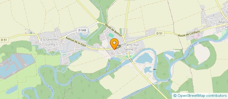 localisation de l'entreprise MADAME MADELEINE LORNE à CONFLANS-SUR-SEINE