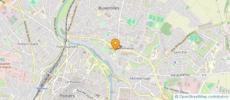 localisation de l'entreprise MADAME MADELEINE MACHINE à POITIERS
